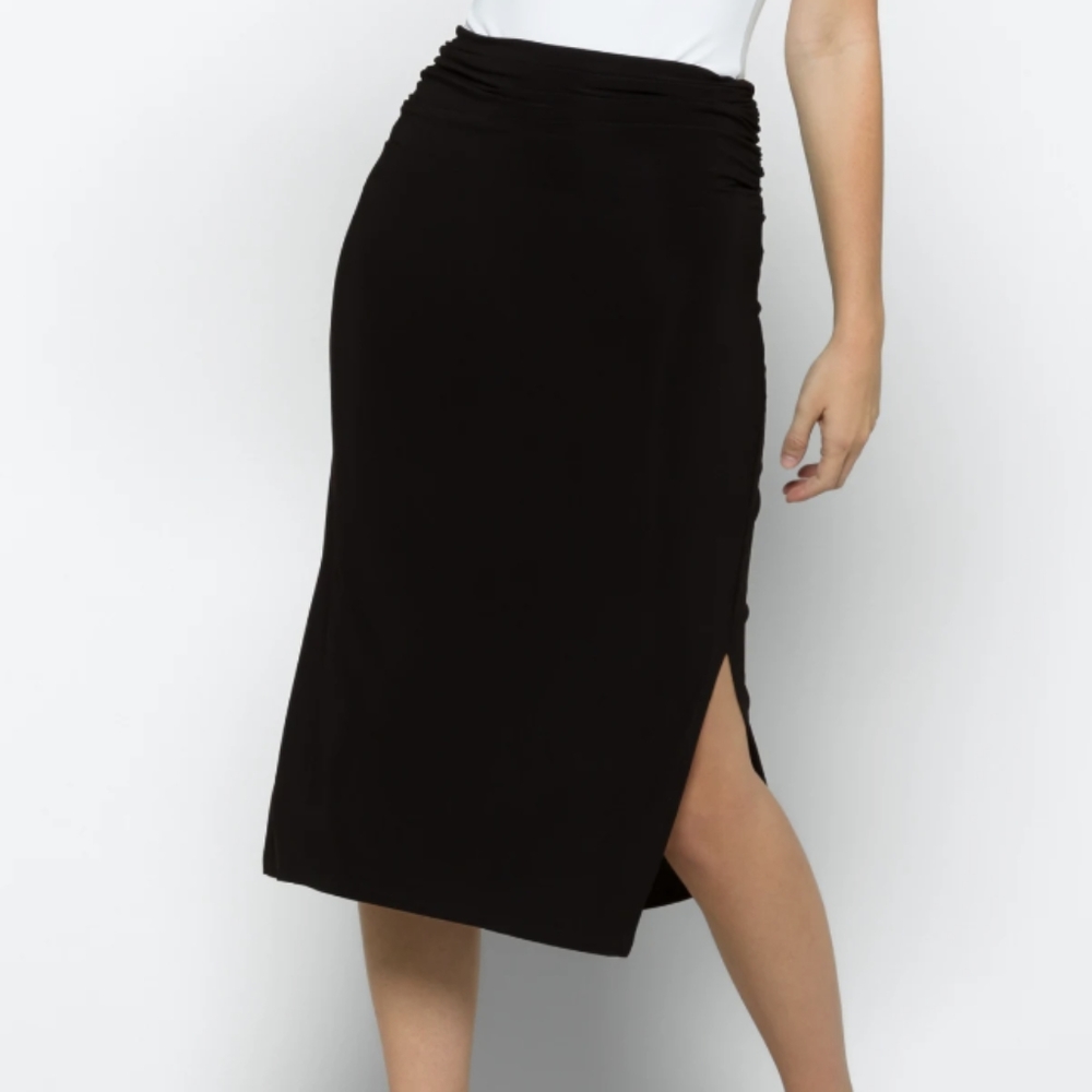 Brynlee Rouched Waist Jersey Skirt